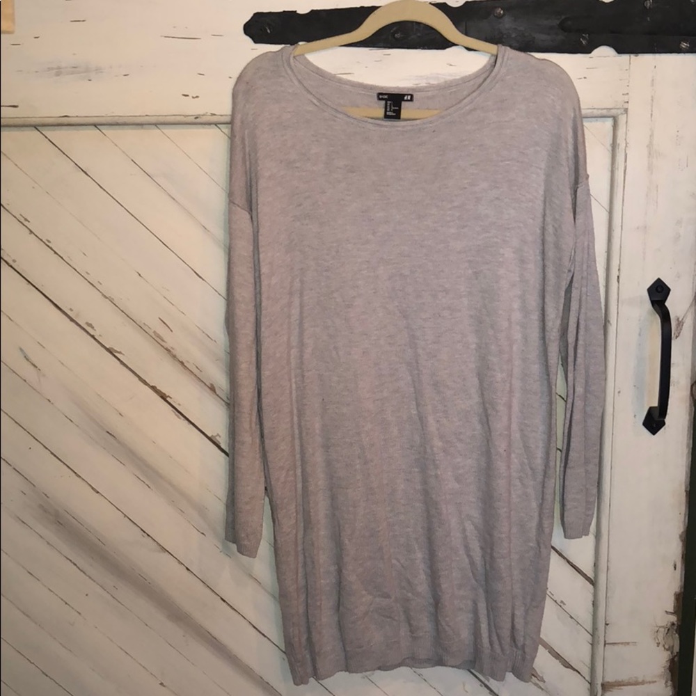 H&M Gray sweater dress